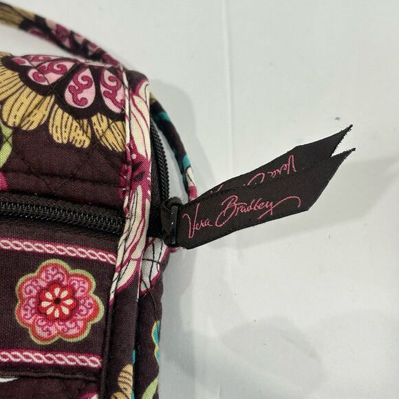 Vera Bradley Handbag Women's Floral Pink Crossbody Retired Mod Mini Hipster - Picture 12 of 12